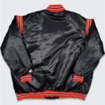 Miami Heat Teddy Black Varsity Satin Jacket