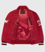 Miami Heat X OVO Varsity Burgundy Wool Jacket