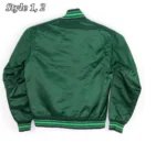 Milwaukee Bucks Ambassador Green and White Satin Jackets