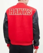 NBA Atlanta Hawks Classic Red Wool Varsity Jackets