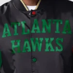 NBA Atlanta Hawks History Ty Mopkins Month Satin Full-Snap Jacket