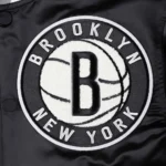 NBA Brooklyn Nets 10 Years Capsule Mash Up Satin Full-Snap Jackets