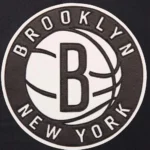 NBA Brooklyn Nets Wool and Leather Full-Snap Jacket