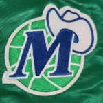 NBA Dallas Mavericks 80s Bomber Full-Snap Starter Satin Jacket