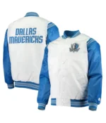 NBA Dallas Mavericks Renegade Varsity Full-Snap Starter Jacket