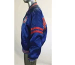 NBA Detroit Pistons Pick and Roll Blue Satin Jacket