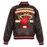 NBA Finals Champions Miami Heat Black Jacket