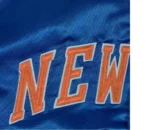 NBA New York Knicks 90’s Blue Starter Satin Bomber Jacket