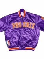 NBA Phoenix Suns Vtg Rare Starter Satin Bomber Jacket