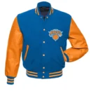 NY Knicks Blue and Orange Jacket