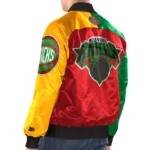 NY Knicks Ty Mopkins Satin Full-Snap Jacket