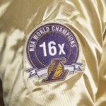 Nba Championship Los Angeles Lakers Satin Gold Varsity Jackets