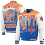 New York Knicks Finals Champions White Varsity Full-zip Jacket