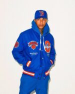 New York Knicks OVO x NBA Blue Jacket