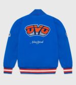 New York Knicks OVO x NBA Blue Varsity Jackets