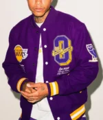 October’s Very Own Los Angeles Lakers Purple Wool Varsity Jackets