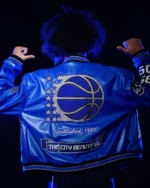 Orlando Magic Jeff Hamilton Blue Varsity Jackets