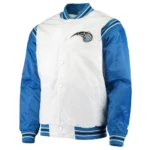 Orlando Magic Renegade White and Blue Varsity Jacket