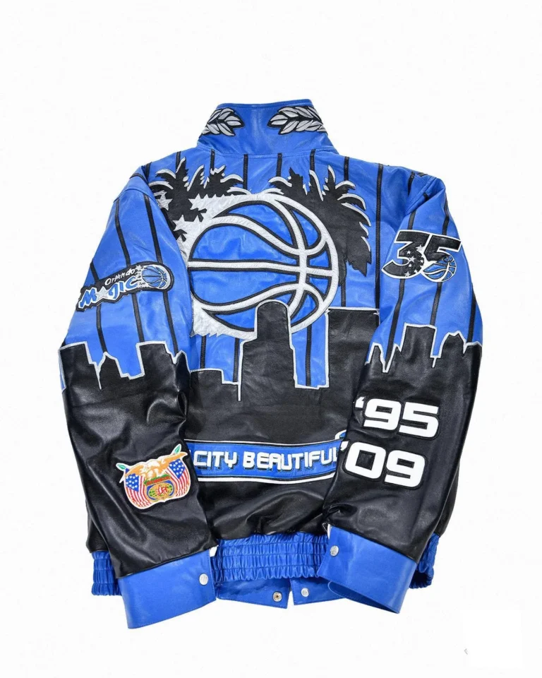 Orlando Magic x Jeff Hamilton NBA Varsity Blue Jacket