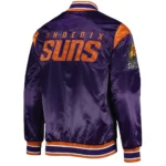 Phoenix Suns Force Play Purple Varsity Jacket