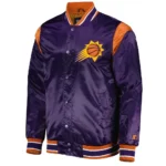 Phoenix Suns Force Play Purple Varsity Satin Jackets