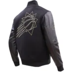 Phoenix Suns Gold Stitch Black Jacket