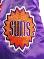 Phoenix Suns Nba Vtg Rare Purple Starter Satin Bomber Jacket