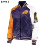 Phoenix Suns Reliever Satin Starter Jacket