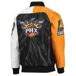 Phoenix Suns Remix Tricolor Purple Orange and White Jackets