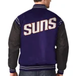 Phoenix Suns The Enforcer Purple Black Varsity Jacket