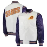 Phoenix Suns White Purple Renegade Jacket