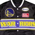 Rally Drive Golden State 2024 Warriors Full Snap Satin Jacket