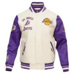 Retro Classic Los Angeles Lakers Varsity Jacket