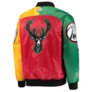 Starter Milwaukee Bucks Ty Mopkins Full-Snap Multi Jacket