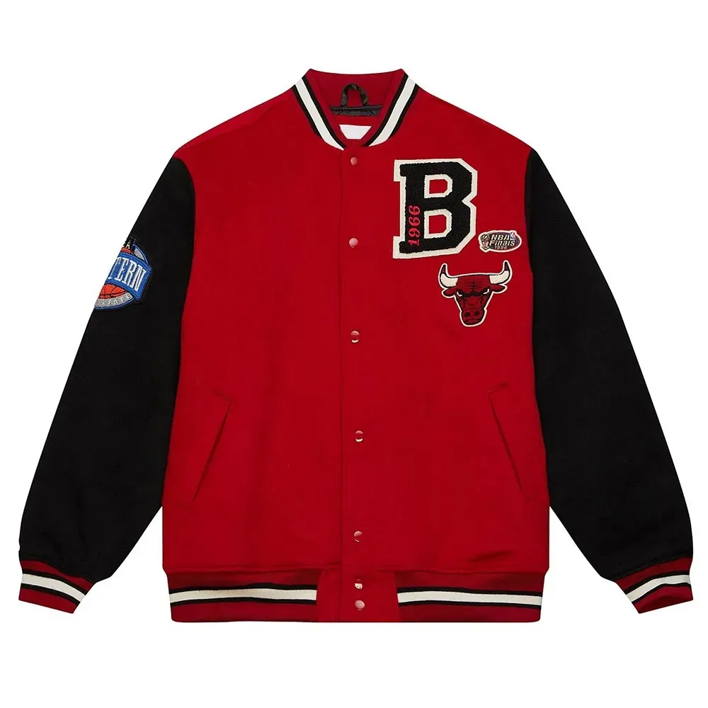 Team Legacy Chicago Bulls Wool Varsity Jacket