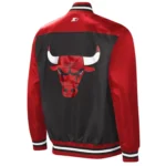 The Tradition II Chicago Bulls Full-Snap Starter Satin Jacket