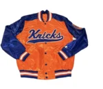 The Tradition II Team NY Knicks Orange Blue Satin Jackets