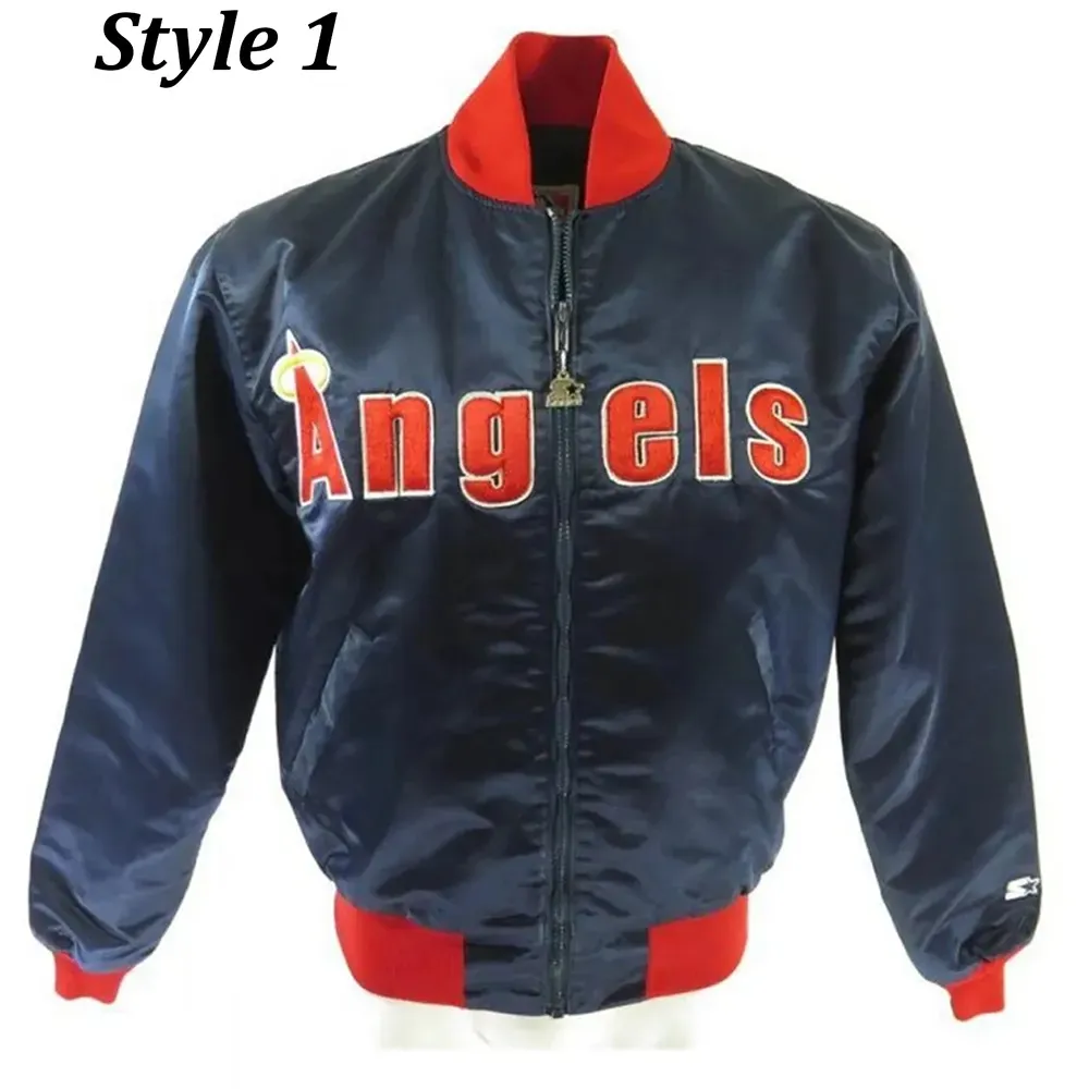 80s California Anaheim Angels Bomber Jacket