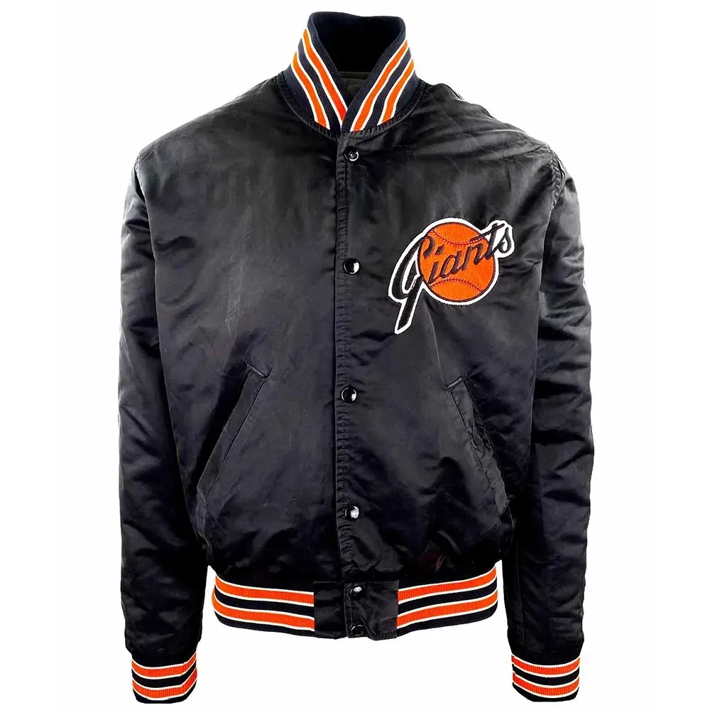 80s San Francisco Giants Bomber Satin Jacket