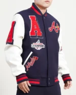 Atlanta Braves Mash Up Logo Varsity Jackets