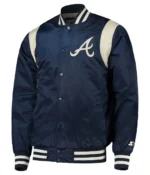 Atlanta Braves Navy and White Jacket