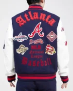 Atlanta Braves Old English Wool Jackets