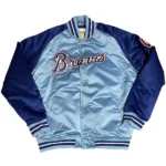 Atlanta Braves Reload Blue Satin Jacket