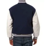 Atlanta Braves Varsity Navy White Jackets