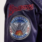 Atlanta Braves World Series Navy Varsity Jacket