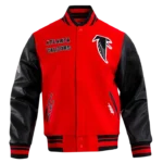 Atlanta Falcons Retro Classic Rib Wool Varsity Jacket