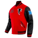 Atlanta Falcons Retro Classic Rib Wool Varsity Jackets