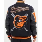 Baltimore Orioles Mashup Black Varsity Jackets