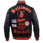 Baltimore Orioles Old English Wool Jackets