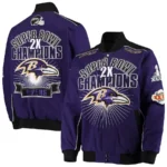 Baltimore Ravens Super Bowl Bomber Jacket